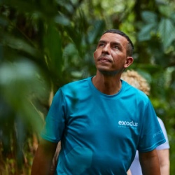 Travellers hiking through dramatic landscapes in Costa Rica on an Exodus Adventure Travels guided adventure trip.